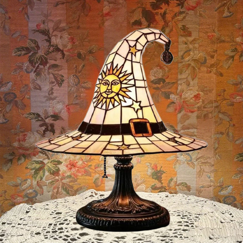 🎃Ilumine su noche imaginativ🧙♀️Luz nocturna con sombrero de bruja