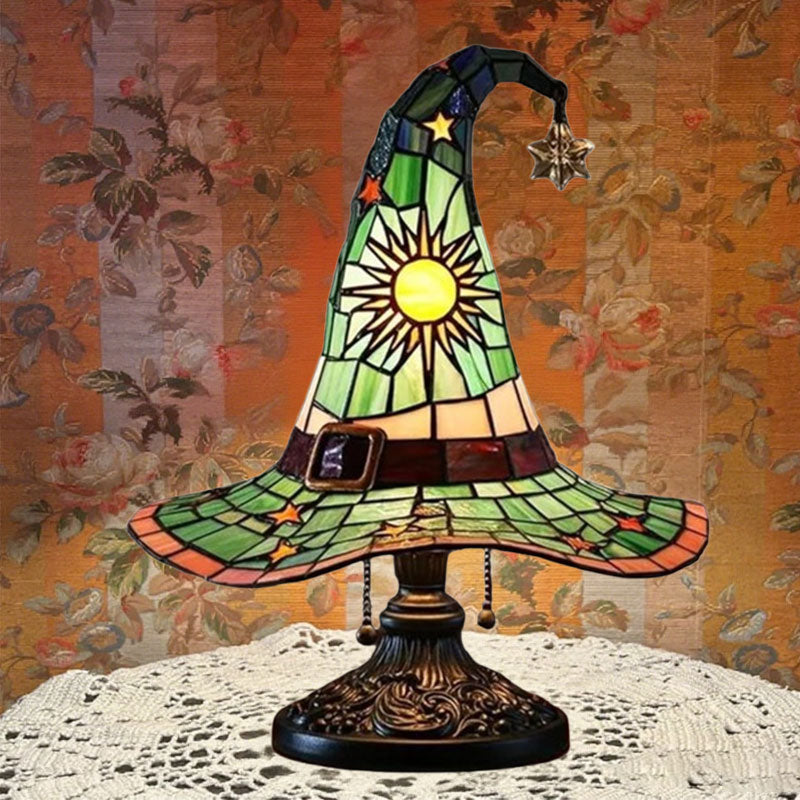 🎃Ilumine su noche imaginativ🧙♀️Luz nocturna con sombrero de bruja