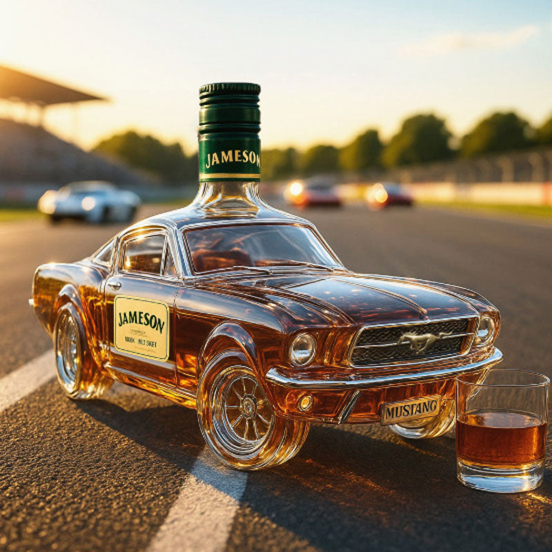 🥃Botella de whisky Mustang