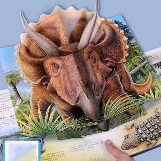 ⏰Oferta especial semanal: 60 % de descuent🦖Enciclopedia 3D Prehistórica Dinosaurios📙HARDCOVE