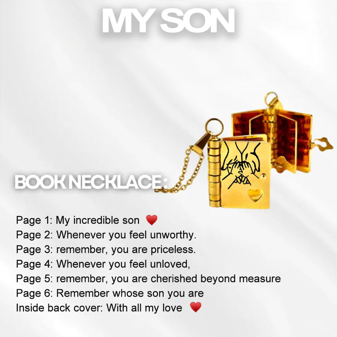 👪Colgante de acero inoxidable lleno de amor, con motivos grabados en su superfici