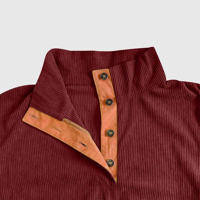 šChaqueta de terciopelo con cuello alto