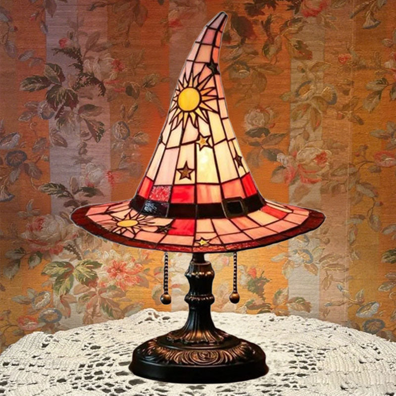 🎃Ilumine su noche imaginativ🧙♀️Luz nocturna con sombrero de bruja