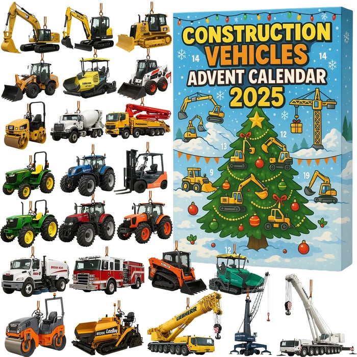 🚜Calendario de Adviento de Maquinaria de Construcción 2025
