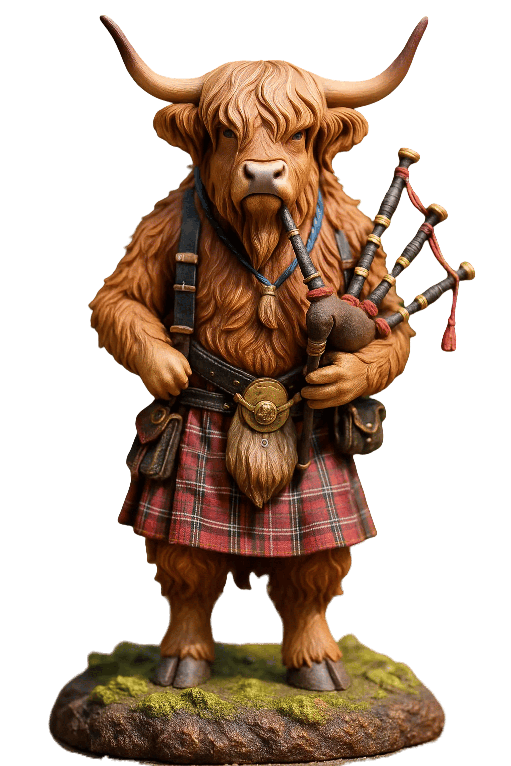 🐮Calendario de Adviento de Vacas Highland 2025🎄 - Muñeca 3D de Vaca Highland Hecha a Mano (24 Piezas)