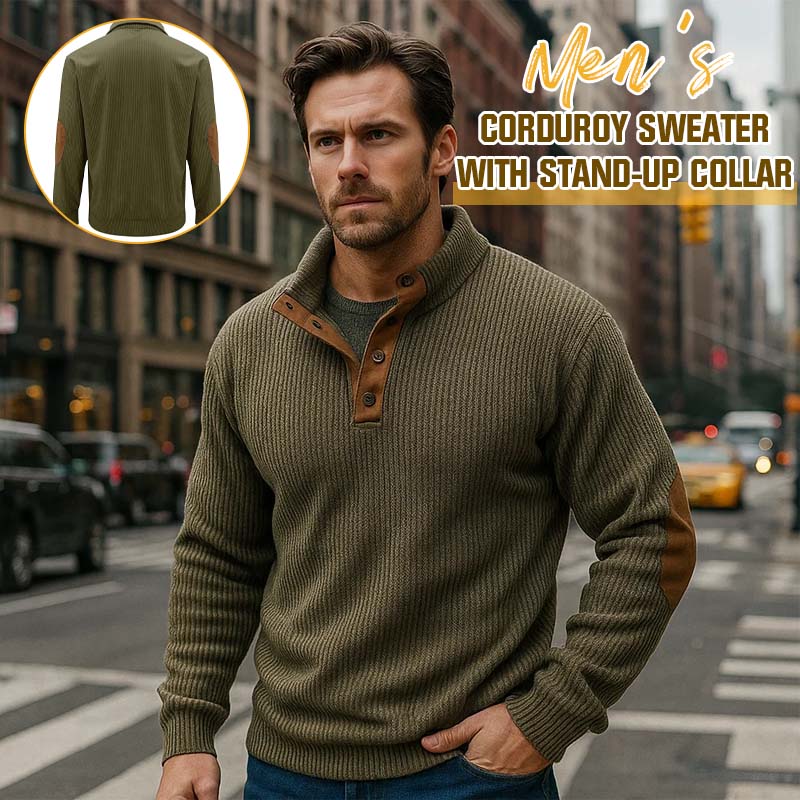 👔Chaqueta de terciopelo con cuello alto