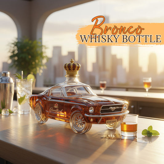 🥃Botella de whisky Mustang