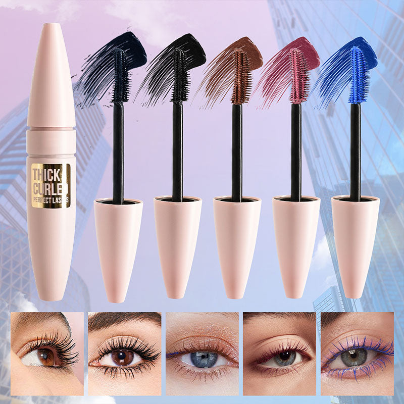 Compre uno y llévese otro gratis！🎨 Máscara de pestañas voluminizadora de 5 colores ✨