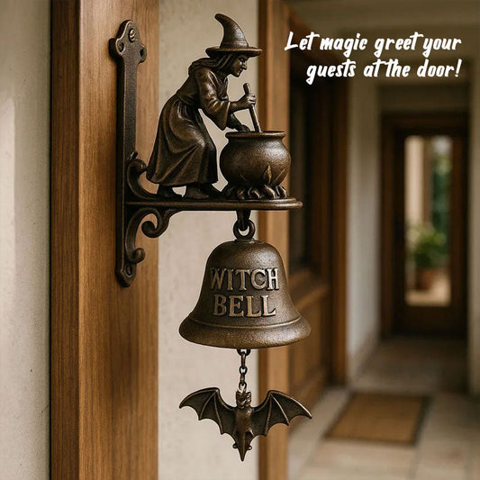 🧙‍♀️Deje que la magia dé la bienvenida a sus invitados desde la puerta🔔El timbre de la bruja
