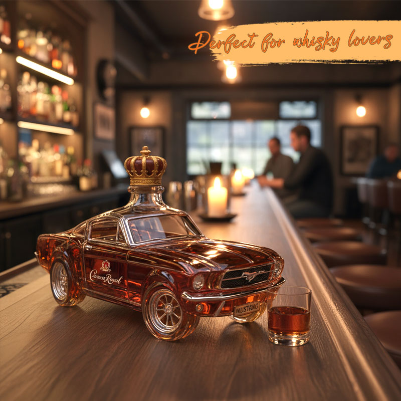 🥃Botella de whisky Mustang