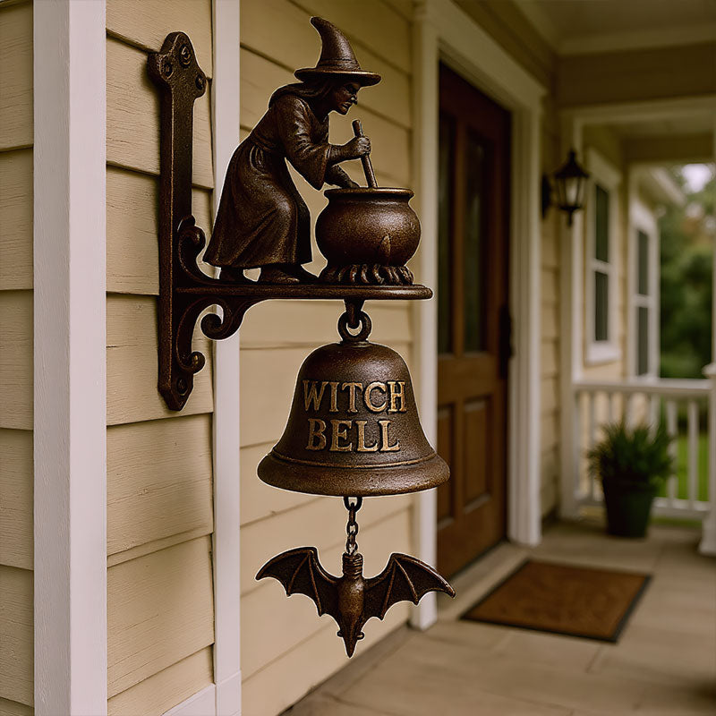 🧙‍♀️Deje que la magia dé la bienvenida a sus invitados desde la puerta🔔El timbre de la bruja
