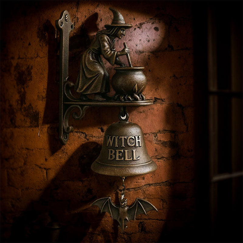 🧙‍♀️Deje que la magia dé la bienvenida a sus invitados desde la puerta🔔El timbre de la bruja