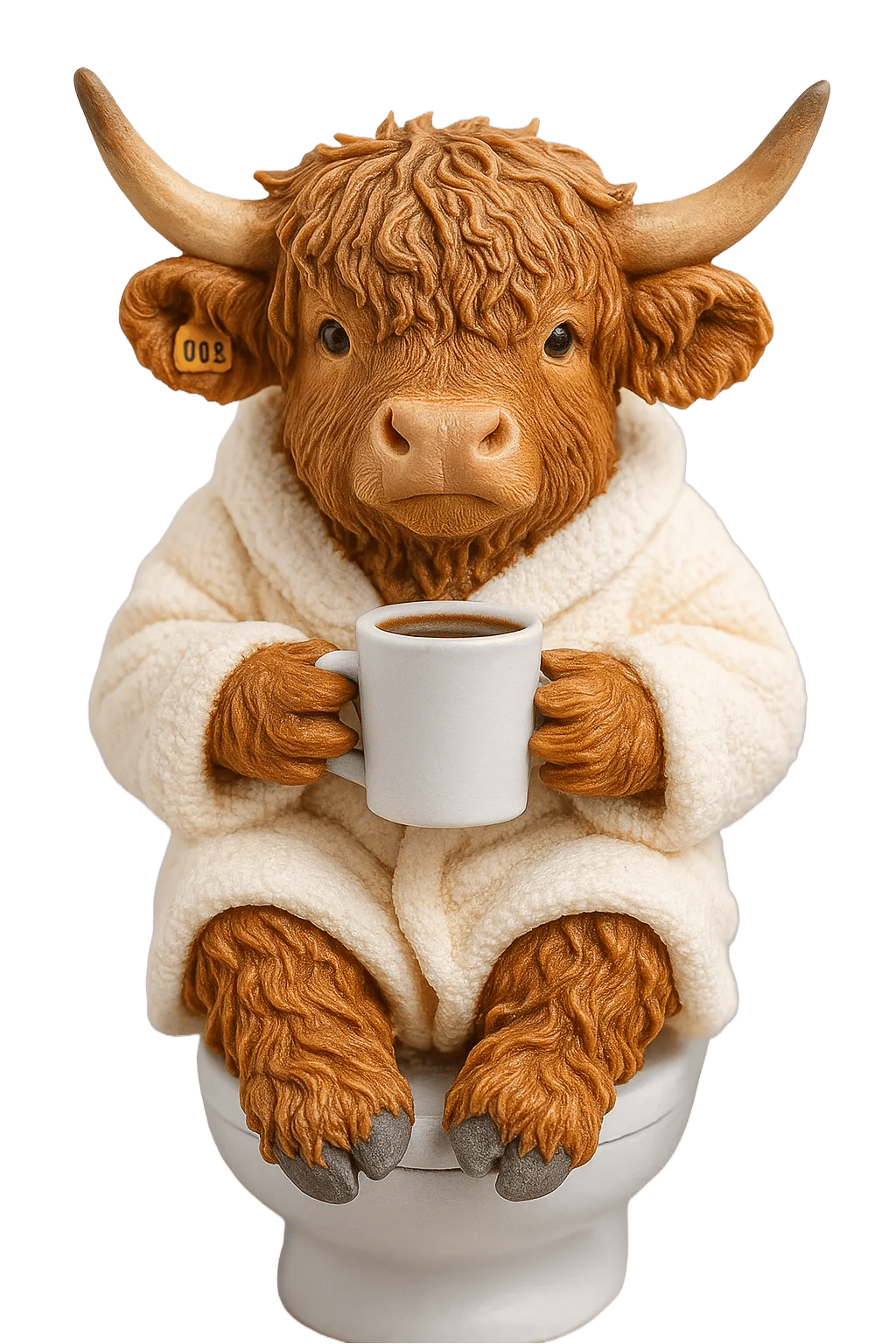 🐮Calendario de Adviento de Vacas Highland 2025🎄 - Muñeca 3D de Vaca Highland Hecha a Mano (24 Piezas)